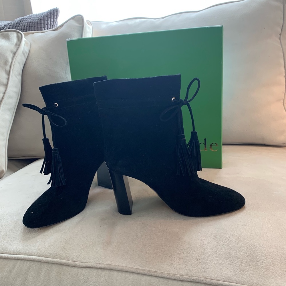 ♠️   Black Suede Boots from Kate Spade ♠️ - Picture 2 of 8